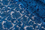 Tessuto Blu in Poliestere, Viscosa per abbigliamento