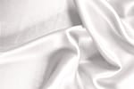Tessuto Raso Stretch Bianco Latte in Seta, Stretch per abbigliamento