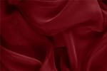 Tessuto Chiffon Viola Bordeaux in Seta per abbigliamento