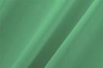 Tessuto Double Shantung Verde Felce in Cotone, Seta per abbigliamento
