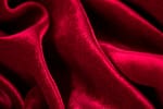 Red Silk and Viscose Velvet Fabric - 025