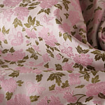 Pink Polyester, Silk fabric for dressmaking