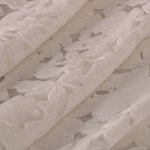 Tissu Couture Blanc en Coton, Polyester, Soie UN001113