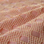 Pink Polyester Sequins Apparel Fabric UN000899