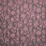 Tissu Brodé Ricamato 000300 Rose en Polyester