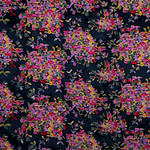Black, Multicolor Polyester Apparel Fabric UN000937