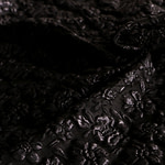 Tissu Noir en Polyester pour vêtements