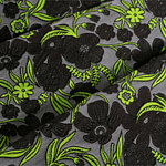Gray, Green Cloque' 000800 Woven Fabric