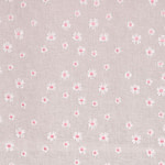 Pink, White Linen, Polyester fabric for dressmaking