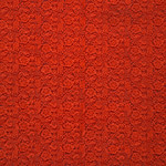 Tessuto Pizzo Macramè 003 Arancione in Poliestere