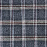 Blue Wool Flannel Apparel Fabric TC000695