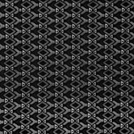 Tissu Brodé Ricamo 001 Noir en Polyester