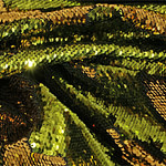 Tessuto Paillettes 000016 Giallo, Verde per Abbigliamento