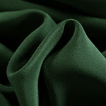 Green Silk Crêpe de Chine Apparel Fabric UN000382