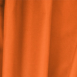 Tissu Piquet Stretch Orange mandarine en Coton, Stretch pour vêtements