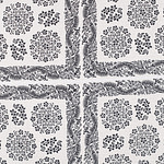 Tessuto Plumeties Cotone Fiori Etnici ST000339 per Abbigliamento