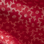 Tessuto Rosso in Viscosa per abbigliamento
