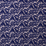 Blue Cotton, Polyester, Viscose fabric for dressmaking