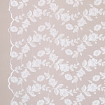 Tissu Blanc en Coton, Polyester pour vêtements