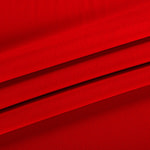Tissu Microfibre Crêpe Rouge Passion en Polyester pour vêtements
