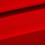 Passion Red Polyester Crêpe Microfiber fabric for dressmaking