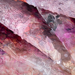 Tessuto Paillettes Fucsia, Rosa in Poliestere per Abbigliamento UN001180