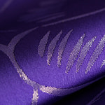 Tissu Violet en Polyester, Soie, Viscose pour vêtements