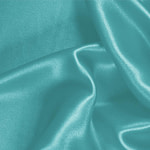 Hawaii Blue Silk Crêpe Satin fabric for dressmaking
