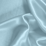 Tissu Satin stretch Bleu pâle en Soie, Stretch pour vêtements