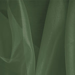 Tissu Organza Vert chêne en Soie pour vêtements