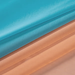 Wave Blue Silk Chiffon fabric for dressmaking