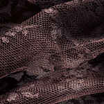 Brown chantilly lace fabric | new tess