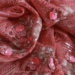 Tissu Couture Fleurs Dentelle et Broderie UN000934