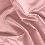 Tissu Couture Satin Shantung Rose bébé en Soie