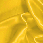 Sun Yellow Silk Crêpe Satin Apparel Fabric
