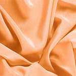 Apricot Orange Silk Crêpe de Chine Apparel Fabric