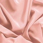 Tissu Couture Crêpe de Chine Rose pêche en Soie