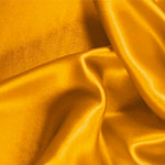 Yolk Orange Silk Crêpe Satin Apparel Fabric