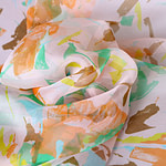 Abstract Print Apparel Fabric ST000259