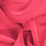 Tissu Couture Chiffon Rose géranium en Soie