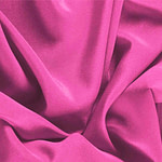 Petunia fuchsia silk crêpe de chine fabric for dressmaking
