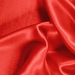 Tomato Orange Silk Crêpe Satin Apparel Fabric
