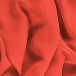 Tessuto Georgette Pomodoro per Abbigliamento