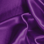 Tissu Couture Satin stretch Violet violette en Soie, Stretch