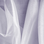 Tissu Couture Organza Violet lavande en Soie