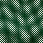 Tissu Raso Se Omnibus Pois 201604 Blanc, Vert en Soie