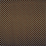 Tissu Raso Se Omnibus Pois 201705 Bleu, Marron en Soie