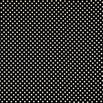 Tissu satin de soie avec motif à pois sur fond noir - new tess