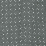Tissu satin de soie avec motif à petits pois sur fond gris - new tess