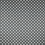 Tissu Raso Se Ominibus Pois 201906 Blanc, Gris en Soie